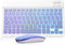 Bluetooth Keyboard and Mouse Combo for iPad - Rechargeable Wireless Keyboard & Mouse with 7-Color Backlit Compatible with iPad 9th/8th Gen, iPad P...