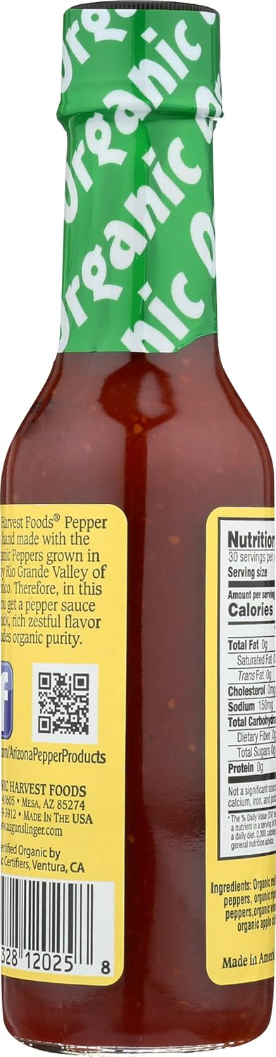Organic Harvest, Sauce Habanero Organic, 5 Ounce...