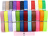 Jesep 100 Yards 5/8" Soild Grosgrain Ribbon Boutique Gift Wrapping Package Ribbon, DIY Crafts Bow Hair Headband Accessories Assorted Ribbon (5/8" ...