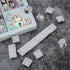 Gliging Translucent Keycaps PBT Dye Sublimation OEM Profile 108 Keycap Set Japanese Anime Keycap Keyset with Puller for Cherry Mx Gateron Kailh Sw...