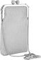 Evening Handbags Clutch Purses for Women Metal mesh Small Crossbody Bag Cell Phone Purse Wallet...