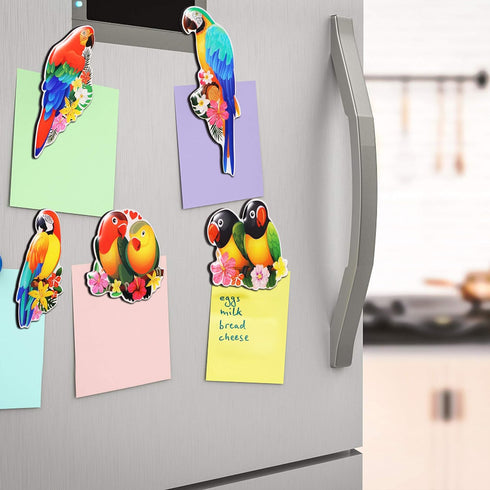 Parrot Magnets for Fridge Decorative Refrigerator Magnets Locker Magnets for Office Cabinets Whiteboards Classroom......