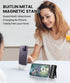 Small Portable Battery Charger for iPhone, Little Battery Pack with Metal Stand/100%-0% LCD Display/Back LED Flashlight Mini Power Bank Charger fo...