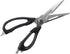 Ergo Chef All-Purpose Come-Apart Kitchen Shears for Poultry, Fish, Vegetables, Herb Stripper, Bottle Opener w/ Magnet Holder (Black)...