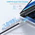 USB C to USB C Cable 240W 10FT, 180° Rotating Head with LED Type C Charger Cable Fast Charge for iPhone 15/15Pro/15Plus/15ProMax,MacBook Air,iPad ...