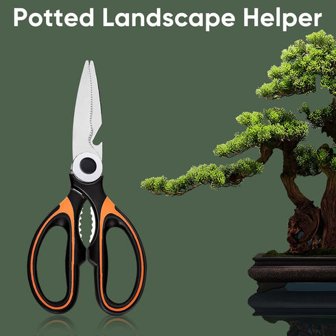 Garden Flower Scissors, Multi-functional Pruning Gardening Scissors Floral Shears, Strong Pruner for for Flowers, Fruit,Branches, Potted Landscape...