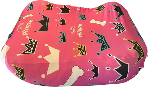 DUKE&LEFTY Furever Pet Dog Bed Slipcover-Stretch Soft Petbed Cover-Universal-Easy to Remove (Zipper Free)-Princess/Small...