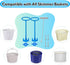 2PCS Skimmer Basket Handle & Pool Skimmer Basket Hook, Pool Accessories for Inground Pools, Pool Skimmer Handle Fit All Skimmer Baskets, Pool Filt...
