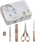 Vintage Sewing Scissors European Antique Vintage Sewing Kit Sharp Dressmaker Fabric Sewing Shears Scissor, Bronze...