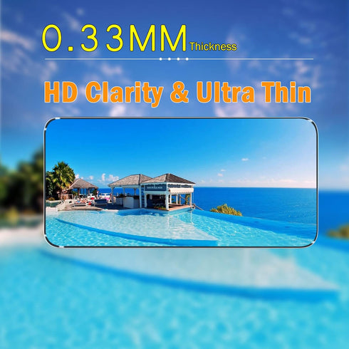3 Pack Screen Protector Compatible for Samsung Galaxy A53 5G with 3 Pack Camera Lens Protector, Ultra HD Tempered Glass, 9H Hardness, Anti-Scratch...