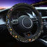 Colorful Wildflower Steering Wheel Cover Neoprene Material Most Cars Universal 15 inch Premium Non-Slip Breathable Flower Embroidery Car Steering ...