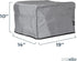 Crutello 6 Slice Toaster Oven Cover with Storage Pockets - Small Appliance Dust Covers, Small Toaster Oven cover, 6 Slice Toaster Cover, Heavy Dut...