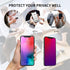 Phone Privacy Screen Glass Protector - iPhone 15 Plus 6.7-inch gradient color plated glass anti-privacy anti-blue screen protector...