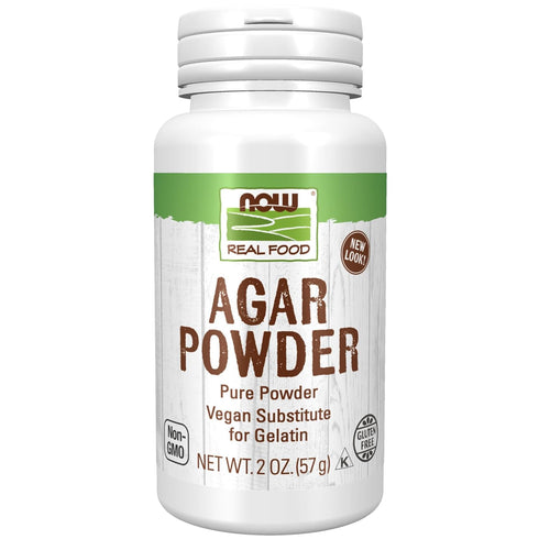 NOW Foods, Agar Pure Powder, Vegetarian Substitute for Gelatin, Gluten-free, Kosher, 2-Ounce...