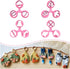 Keoker Mini Polymer Clay Cutters Halloween - Mini Fall Clay Cutters for Earrings Making, Maple Leaf Autumn Clay Earrings Cutters, Clay Cutters for...