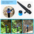 50Pcs Drip Irrigation Emitters with Lock, Adjustable 360 Degree Water Flow Irrigation Drippers for 1/4" Drip Irrigation Tubing, Micro Spray Drip S...