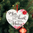 FaCraft Mom Memorial Christmas Ornaments - 3" Mom Christmas Tree in Heaven Ornaments Memorial Gifts Sympathy Gift for Loss of Mother Condolence Gr...