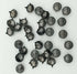 100pcs 9mm Cones DIY Leathercraft Metal Punk Studs Rivet Spikes Nailheads (Gun Black)...