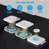 Criacr 3 in 1 Foldable Wireless Charging Station,3in 1 Wireless Charger,Travel Charger for Multiple Devices,Magsafe Charger for iPhone 15/14//13/1...