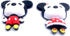Monogram Disney 2 Piece Magnet Set – Minnie and Mickey Mouse 3D Foam Magnet - Magnet for Refrigerators, Office and Lockers......