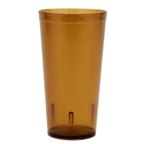 G.E.T. 6620-1-A-EC Heavy-Duty Plastic Restaurant Tumblers, 20 Ounce, Amber (Set of 4)...