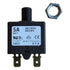E-T-A Circuit Protection and Control 1658-G21-01-P10-5A, Circuit Breaker; Therm; Push; Cur-Rtg 5A; Flange; 1 Pole; Vol-Rtg 240/28VAC/VDC...