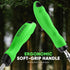 HW1 Hand Weeder Tool, Weed Puller Tool with Ergonomic Handle for Garden - Durable Unique Lever Design Dandelion Weeder Tool with V-Shaped Forks fo...