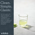 Vikko Small Orange Fruit Juice Glasses, 5 oz, Set of 6, Durable Glass Tumblers, Dishwasher Safe...