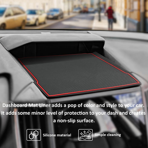 Auovo Dashboard Mat Compatible with Subaru Crosstrek Accessories 2018-2023 Forester 2019-2024 XV Impreza 2018-2023 Car Interior Silicone Dash Pad ...