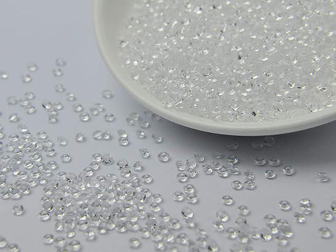 ZKC 4.5mm 10000PCS Clear Crystal Acrylic Diamond Vase Fillers Beads for Wedding Centerpiece Table Scatter Shower Party Vase Beads Decorations...