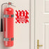 Green First Aid Kit Inside Red Fire Extinguisher Inside Stickers 4 Inch Safety Sign-Adhesive First Aid Kit Sign Decals UV Resistant 8 Pcs Industri...