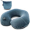 Inflatable Travel Neck Pillow for Airplane Train Car Washable Pillowcase U Shaped Office Napping Pillow...