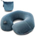 Inflatable Travel Neck Pillow for Airplane Train Car Washable Pillowcase U Shaped Office Napping Pillow...