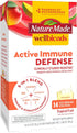 Nature Made Wellblends Active Immune Defense Fizzy Drink Mix, ResistAid, Vitamin C 500mg, Vitamin D 1000 IU, Zinc, and Electrolytes Powder, 14 Sti...