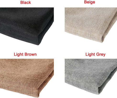 Flushbay Speaker Grill Cloth Linen Single Layer Speaker Fabric Protective Dustproof Mesh Cloth Stereo Fabric Replacement for Home Stage Speakers, ...