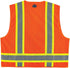 Ergodyne - 24069 GloWear 8248Z ANSI Two-Tone Surveyors Reflective Safety Vest, Orange, 4XL/5XL...