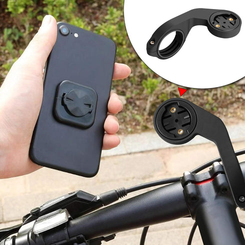 Out-Front Bike Mount Bicycle Extended Mount with Carbon Finish Compatible with Garmin Edge 200, 500, 510, 520, 800, 810, 530, 830 and Other Garmin...