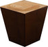 Legs for Furniture, Sofa Ottoman and Chair 4" Wood Feet Replacement, Set of 4 Square Tapered Pyramid Feet (Walnut)...