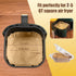 7.5 Inch Air Fryer Parchment Paper Liners Square,150 Pcs Non-stick &Oil-proof Disposable Air Fryer LIners for 2-5 QT Frying,Baking,Roast,Microwave...