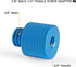 Camera Screw Adapter Thread 1/4" Male to 3/8" Female and 3/8" Male to 1/4" Female Adapter Set for Camera Monitor, Tripod, Mount (Blue)...