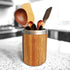 Wooden Utensil Holder - Acacia Wood Utensil Holder - Wooden Spoon Holder - Utensil Holder Wood - Wooden Utensil Holder for Countertop - Wooden Kit...