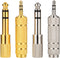 EBOOT 4-Piece Headphone Adapter Set, 6.35mm Male to 3.5mm Female, Metal Construction, 360 Degree Grip Treads...