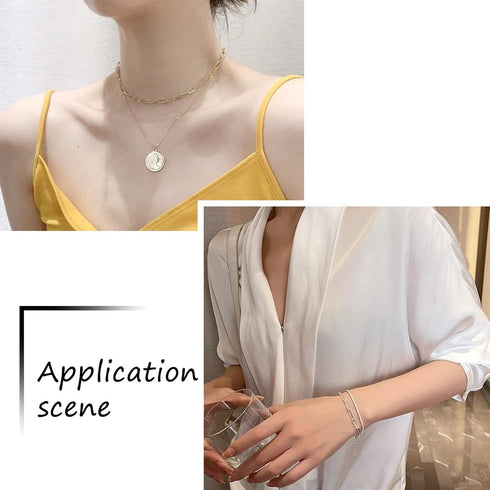 Craftdady 16.4 Feet Silver Paperclip Link Chain Brass Soldered Oval Cable Cross Chain 6x2.6mm with Spool for Jewelry Pendant Necklace Bracelet Mak...