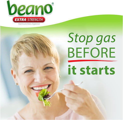 Beano Ultra 800, Gas Prevention and Digestive Enzyme Supplement, 100 Count...