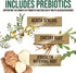 Daily Probiotics and Prebiotics 60 Billion CFU - 10 Diverse Strains for Digestion, Vaginal & Immune Health Support - Digestive Support for Men and...