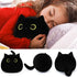 Black Cat Plush Toy-10'' Black Cat Stuffed Animal, Black Cat Anime Plush Cute Soft Plush Cat Plushie Stuffed Cat Toys, Cat Plush Pillows Toy Doll ...