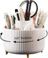 Desk Pencil Pen Holder, 360° Rotating Pencil Pen Organizers for Desk, 5 Slots Desktop Spinning Stationery Supplies Organizer, Cute Pencil Cup Pot ...