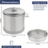 1.2L Bacon Grease Saver Container with Fine Mesh Strainer and Non-slip Silicone, Cooking Oil Keeper Grease Fat Storage Filter Container for Kitche...