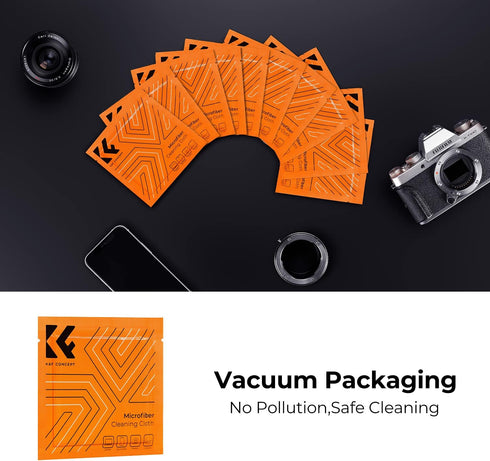 K&F Concept 15-in-1 Camera Lens Cleaning Kit with Camera Blower, Glasses Wipes*10, Cleaning Liquid, Microfiber Cleaning cloth*2, Lens Cleaning Pen...