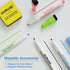 Magnetic Whiteboard for Fridge, 3 Pack Small Magnetic Dry Erase Boards with 4 Markers & 1 Eraser, Reusable Blank Magnet White Board Sheets for Hom...